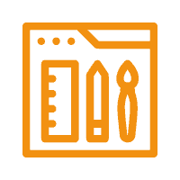 E2BDigital - A digital marketing tool icon on an orange background.