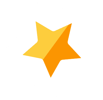 E2BDigital - A digital marketing graphic featuring a yellow star outlined in white against a gray background.